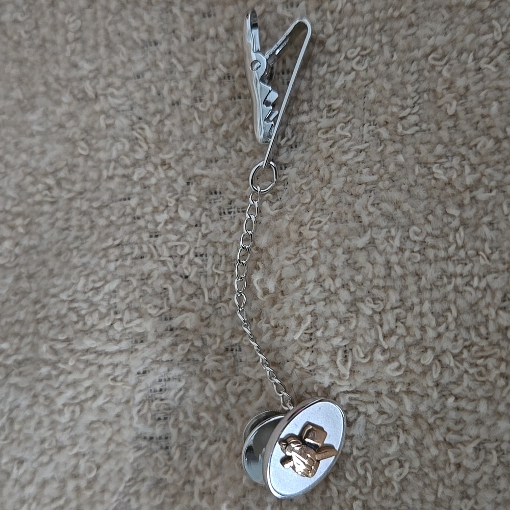 Vintage tie tack/clip bar